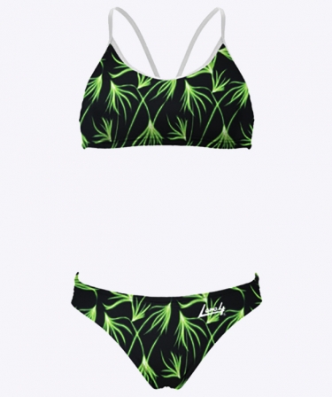 Flame Bikini green front